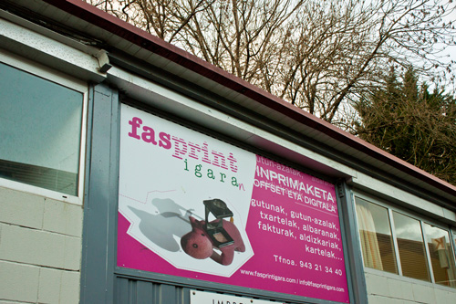 imprenta fasprint igara en Donostia